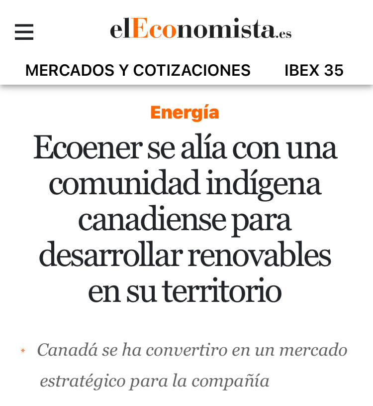 grafico de la accion Ecoener