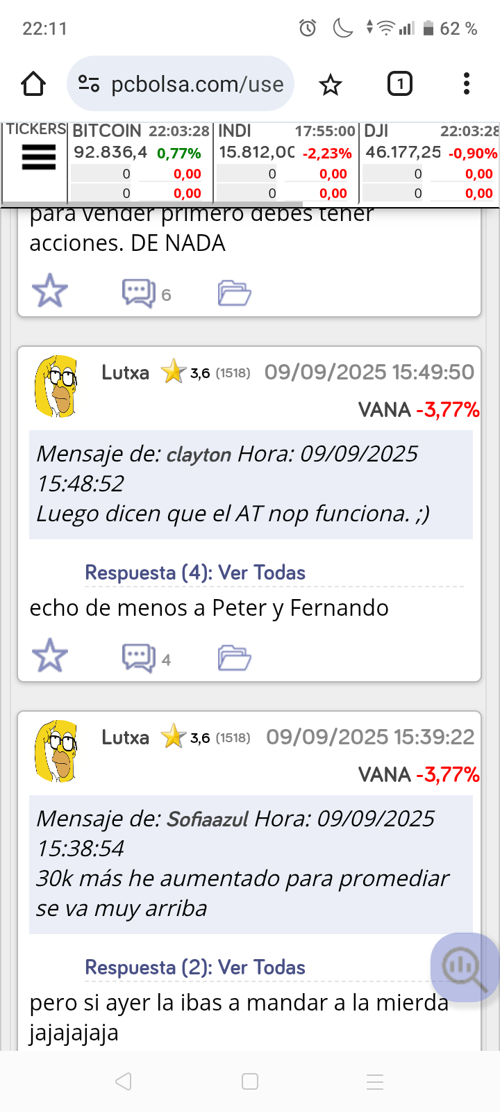 Fernando.... Ahora ya no nos quiere en el foro ...que cosa eh