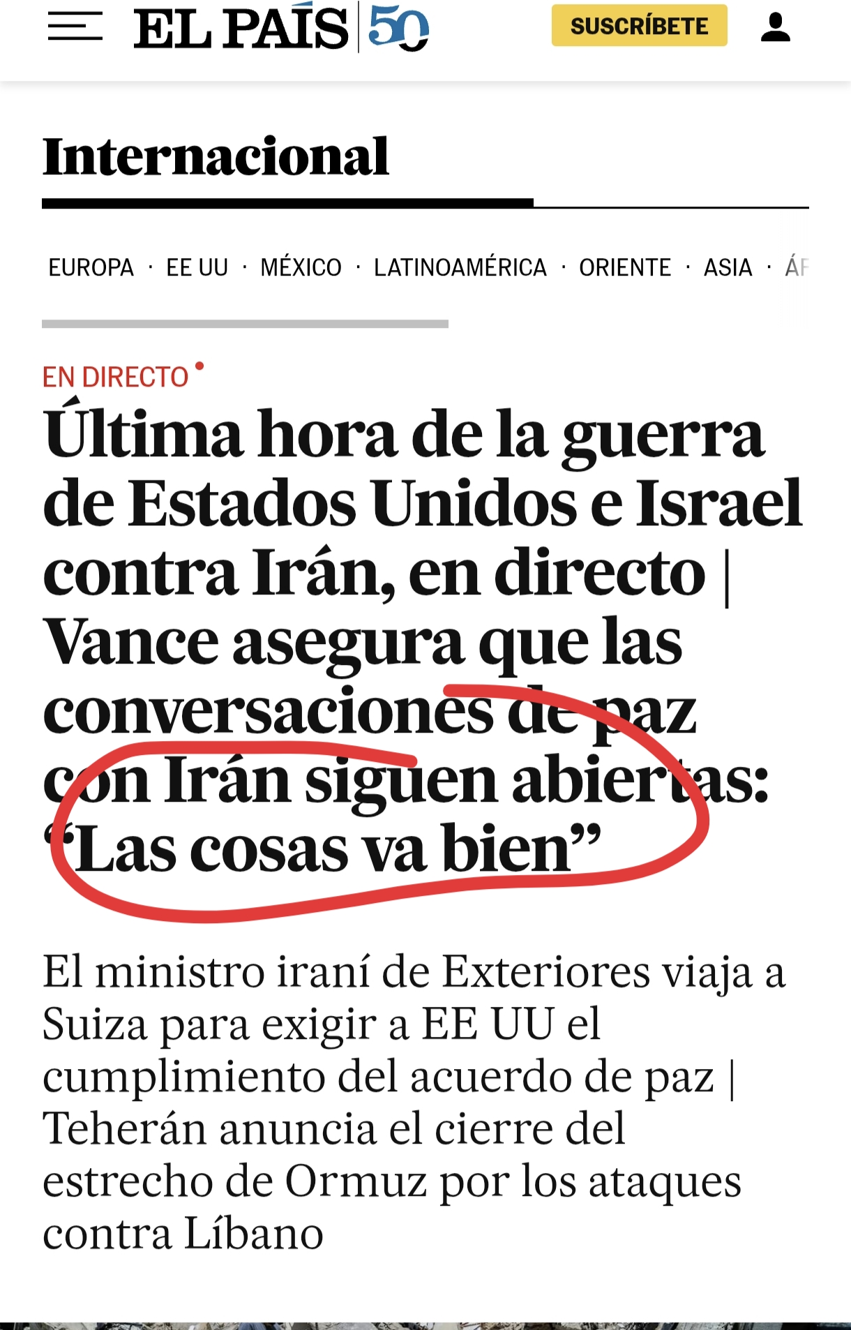 Última hora...
SIII, ....VAN COJONUDAS LAS COSAS.....
JAJAJA JAJAJA
