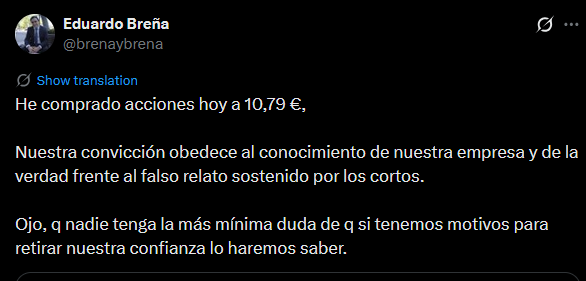 Compra cuando baja para sacar pluses en una futura subida, ¿eso no era especular?