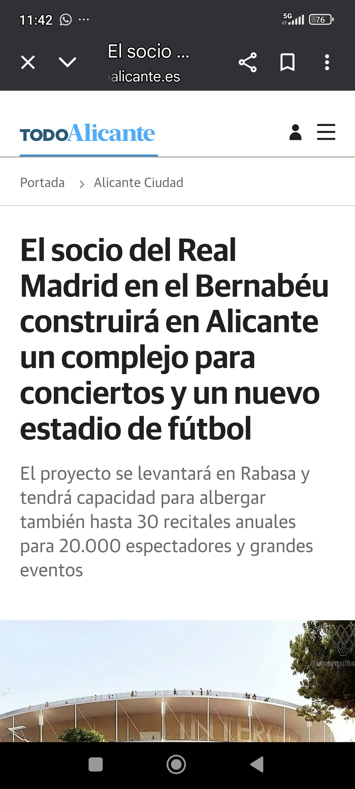 grafico de la accion Intercity CF