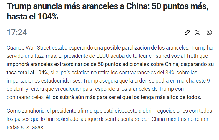 Jaaaaajajajajajajajajaa.
Cheetoceles le sube los cheetos a china todavía más.