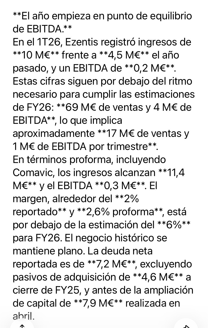 Os paso la traducción de Alantra