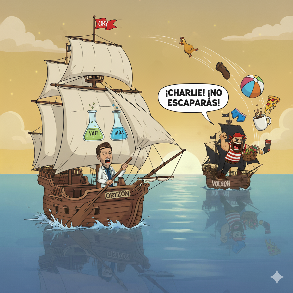 Calma chicha Cuidado que los piratas están al acecho.....