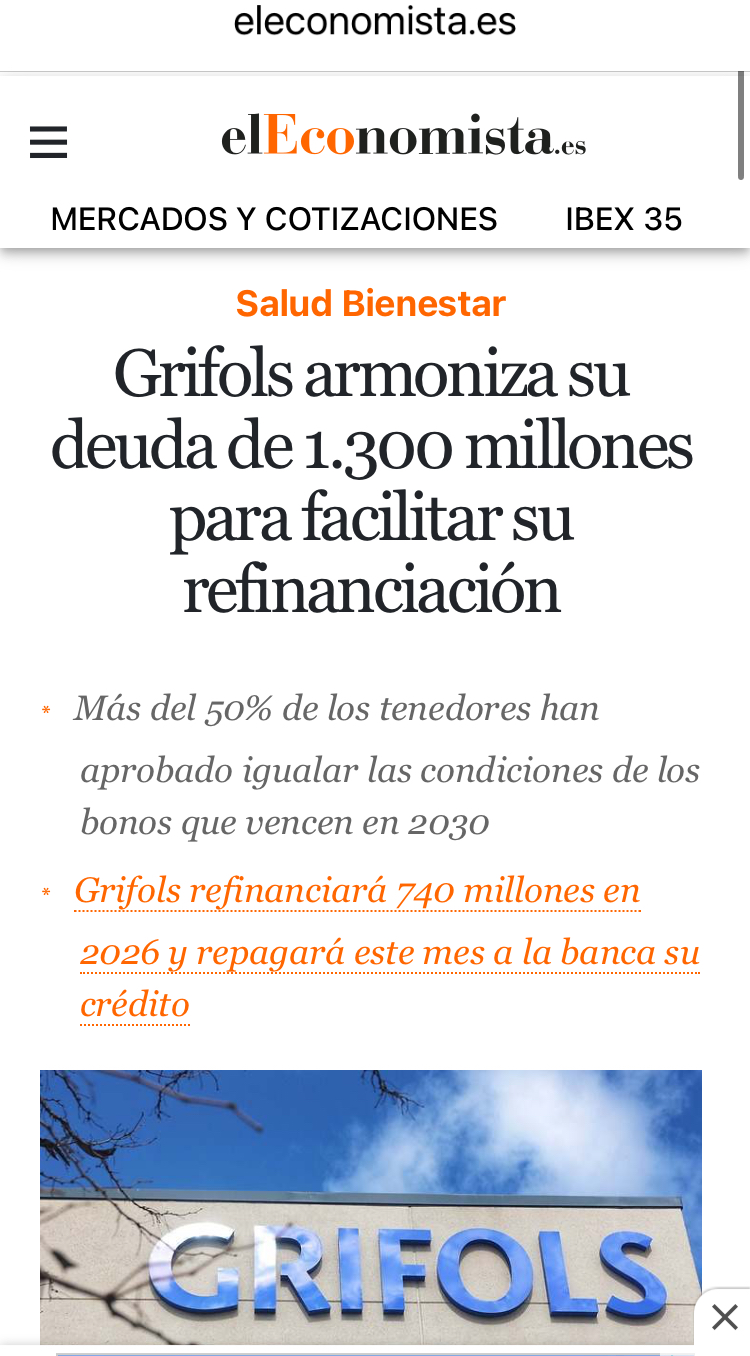 Muy buena noticia. Hechos objetivos que potencian su revalorización. Quien tengo ojos y quiera ver…