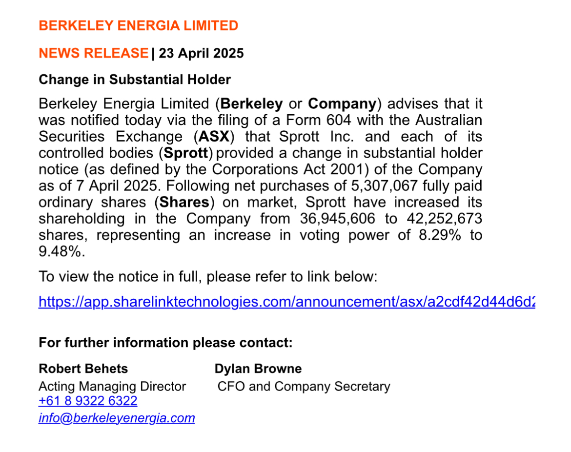 Noticia importante
https://polaris.brighterir.com/public/berkeley_energia/news/rns/story/rm8qkvw