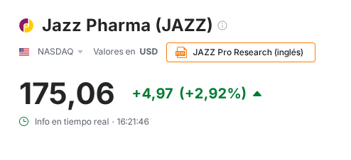 Se le podía pegar algo a nuestra Pharma. A demás del 22 % de ayer