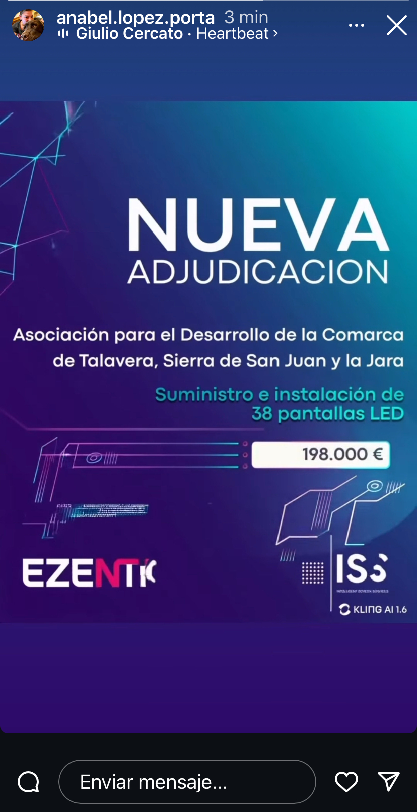 Otro contratito. Cada semana hay uno. Ya llegarán otras sorpresas…