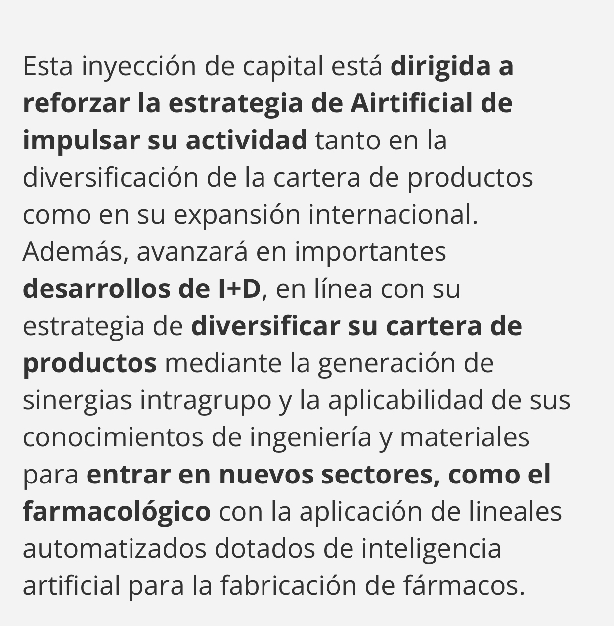 Y recuerdo esto también…
Cuando hicieron la AK lo señalaron muchas veces de que la empresa quiere entrar en ese sector .
