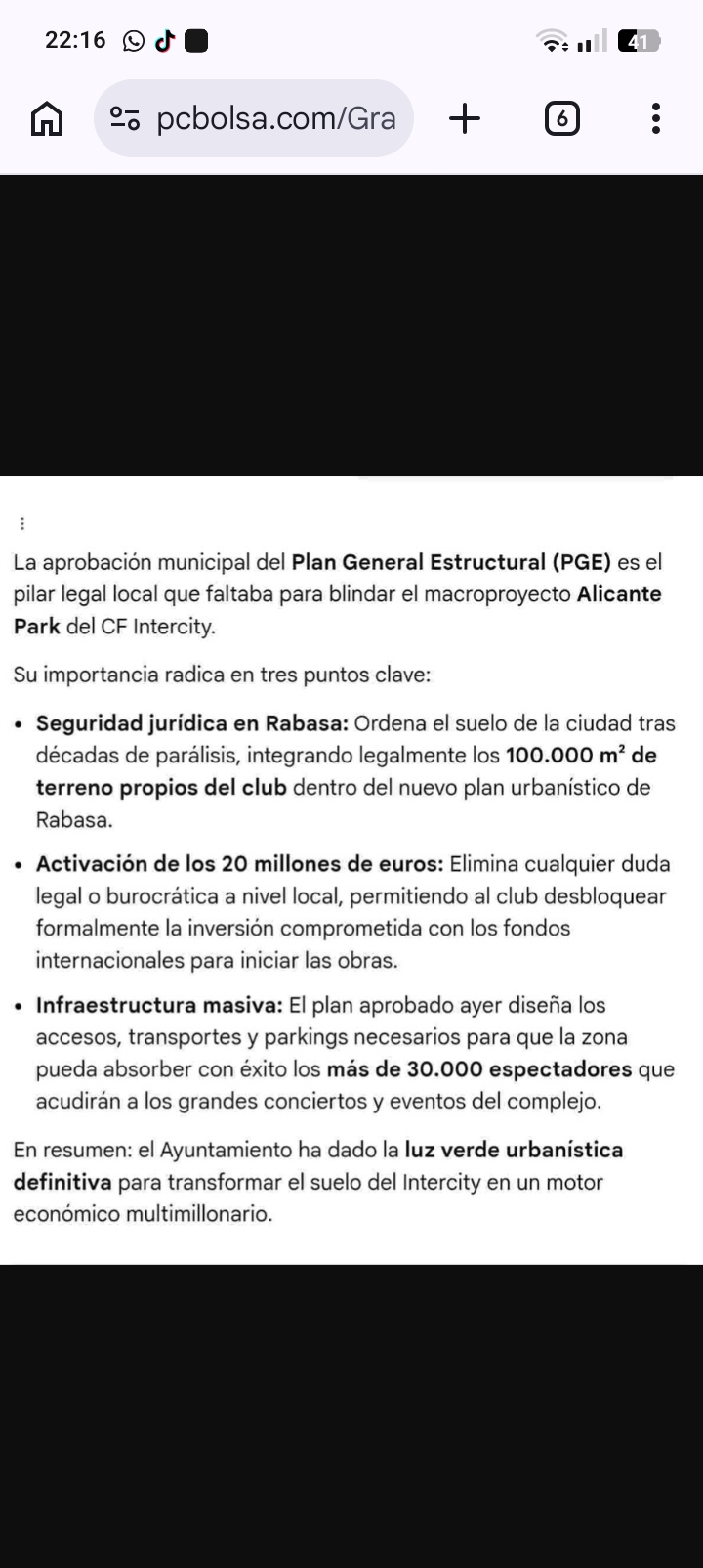 Esto está aprobado ya!