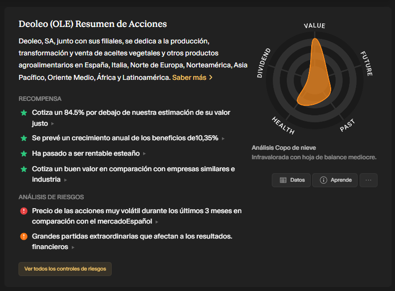 Los mierdas de simply ha cambiado la extraña perspectiva que tenian reflejada para el snowflake. Antes tenían una señal roja que decía que se preveían bajadas de beneficios lso próximos 3 años. No sé porque reflejaban eso despçues de abril pero lo hacían . Ahora cambian a una linea verde que dice que se preveen subidas de beneficios del 10%. Y cambian de rojo a naranja.
