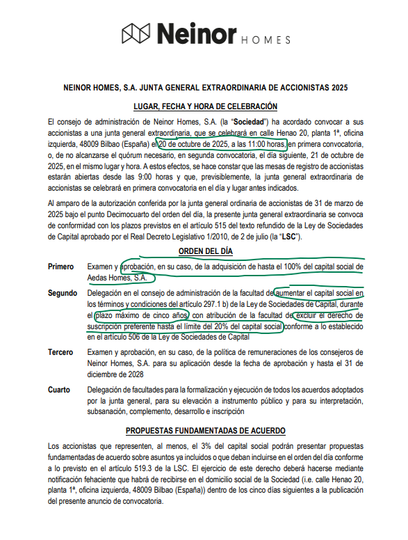 Acuerdense.....Junta el lunes mañana...