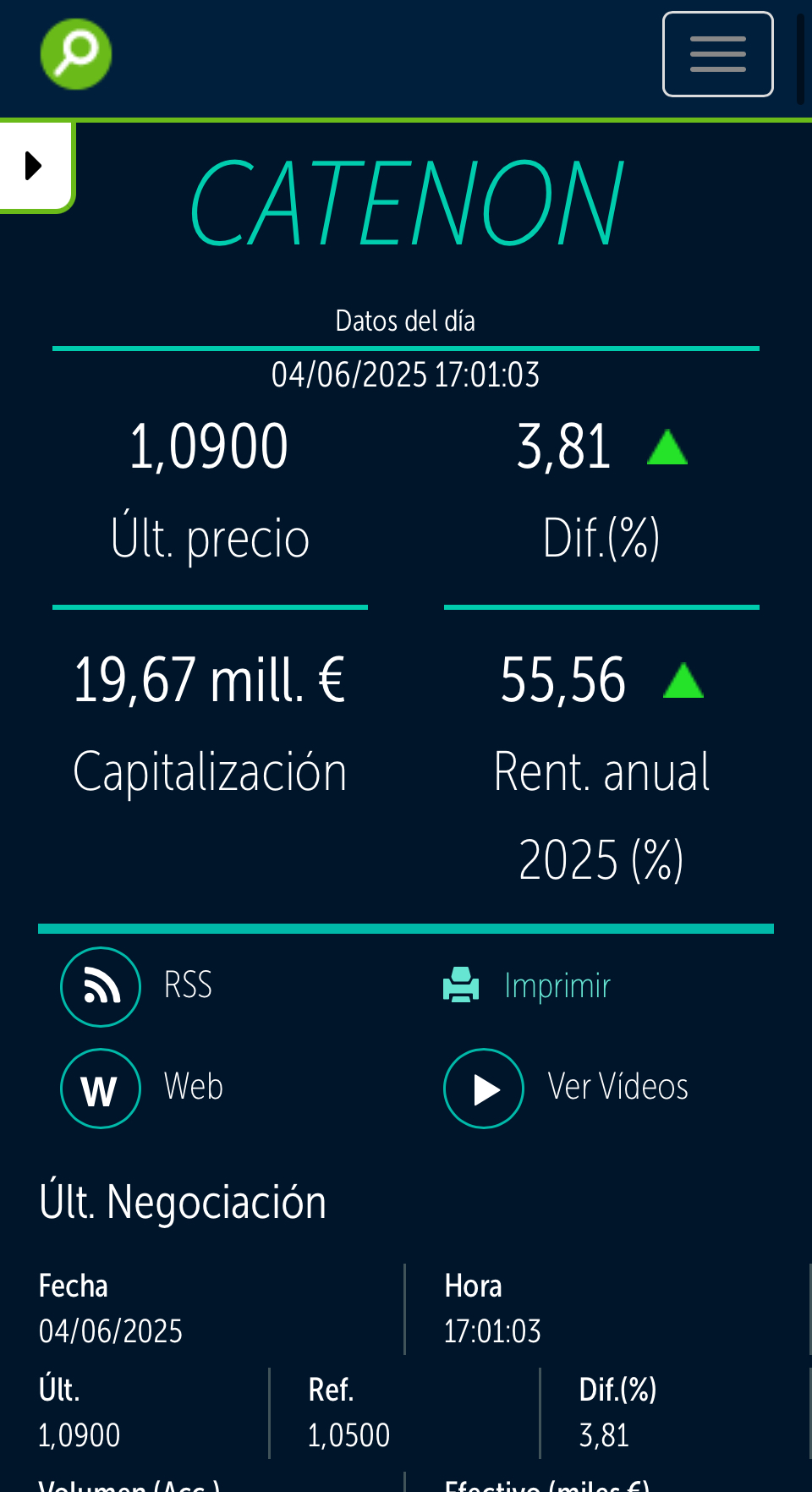 El Bmegrowth es la información de más validez ( al menos de momento).