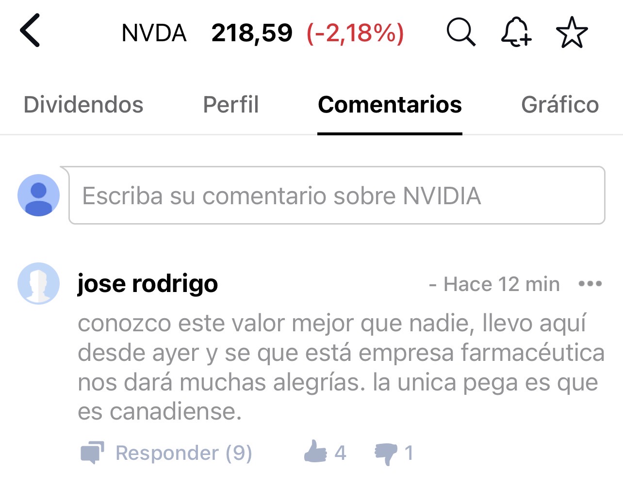 Ostras hay uno que es un cachondo mental y me estoy riendo un montón <span class="Emo28"> </span>
Esto se puede aplicar a este mercado perfectamente jajaja