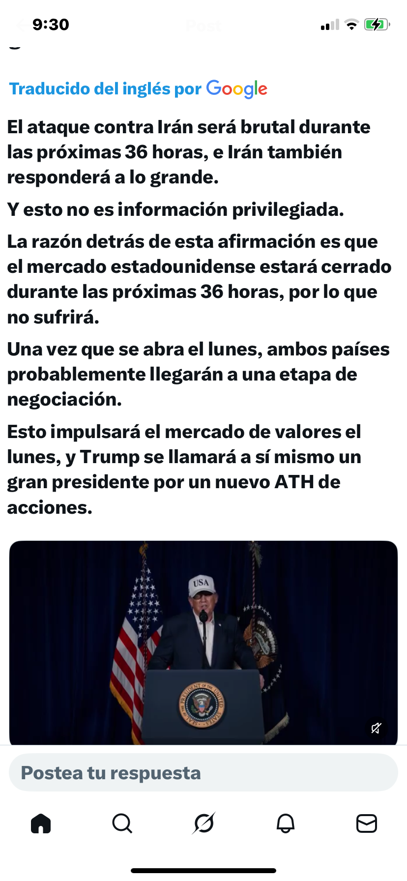 El rubio no para …