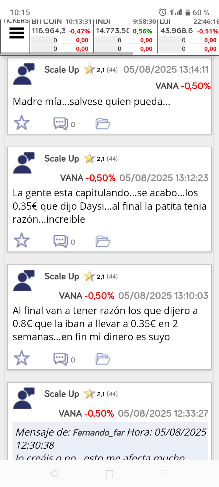 Dos cosas....hace dos días decía que esto era una mierda y ahora todo es bonito???
Y segunda, si Daisy desapareció una semana antes que ella entrase al foro y no sabe quién es...porque la nombraba????
Es que más tonta no se puede ser jejeje