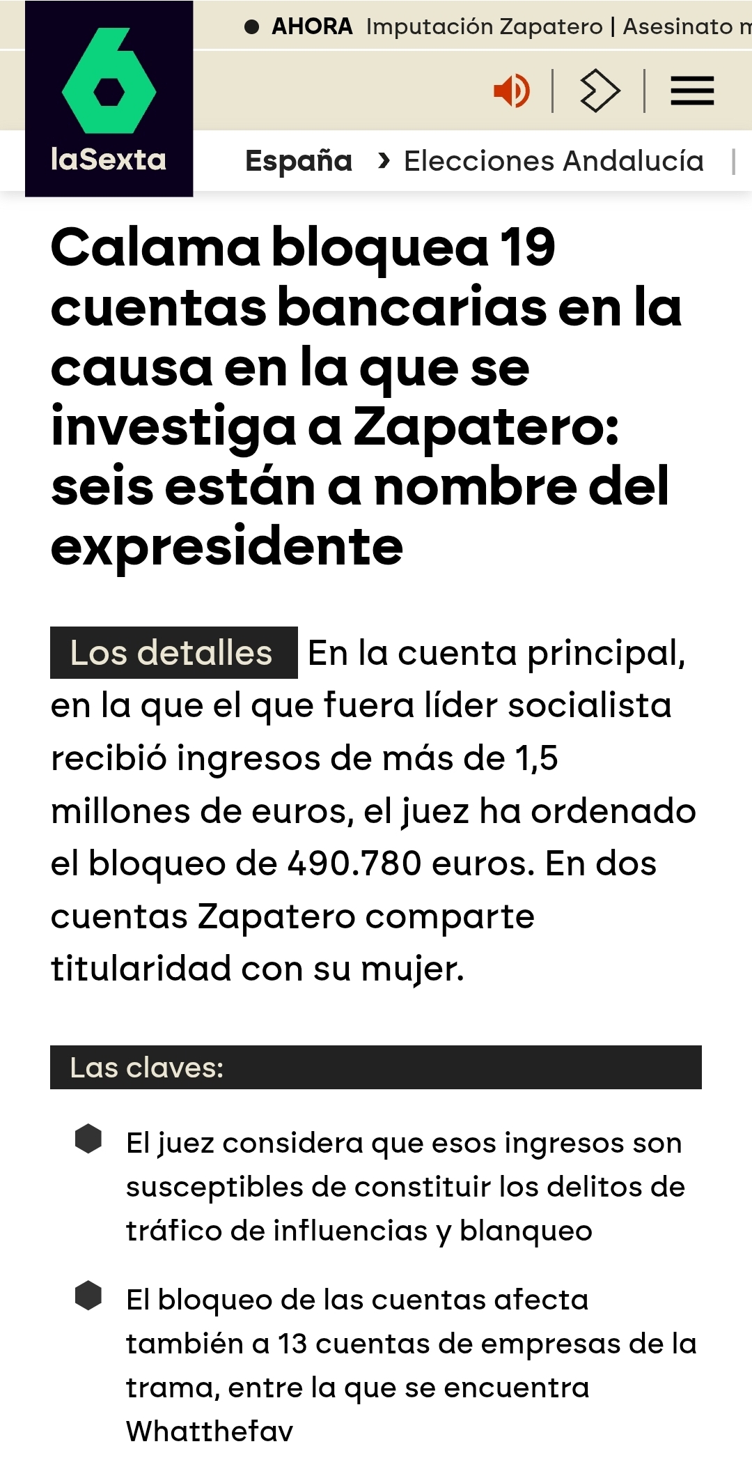 Buenos días.
Para Moncloa siguen pintando bastos...