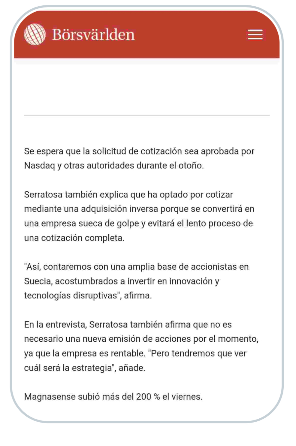 Si si muy buena ya os lo digo
