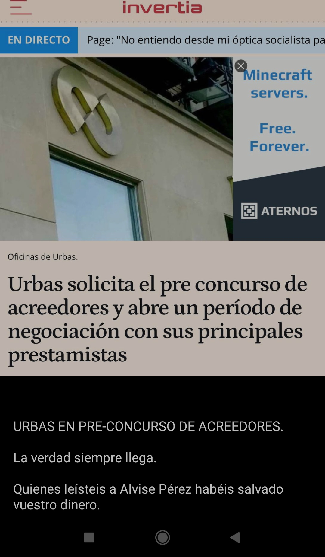 No se dirá que aquí no se aviso ... Yo mismo cuando alvise salto la liebre os comenté ..
