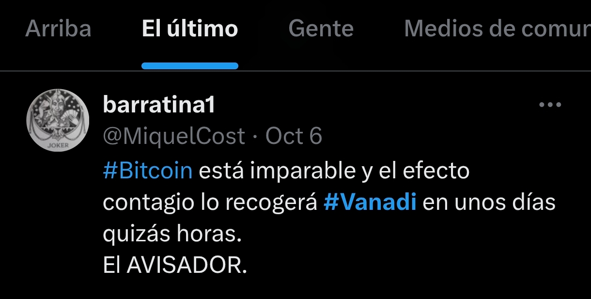 El avisador informa....