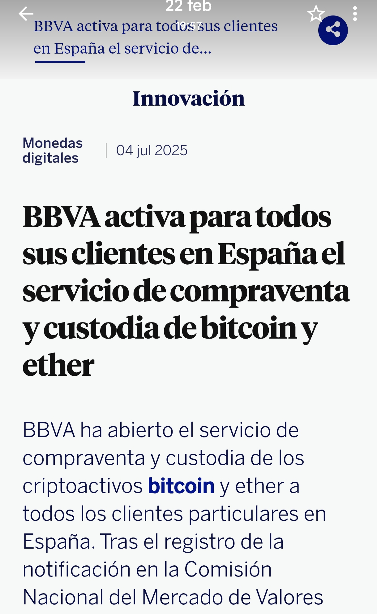 grafico de la accion Vanadi Coffee