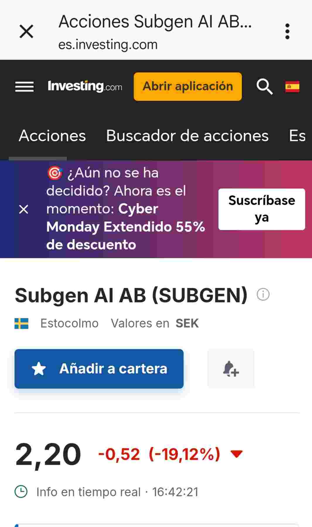 Espero estos fondos vengan aquí.. Fondos de Suecia .. y