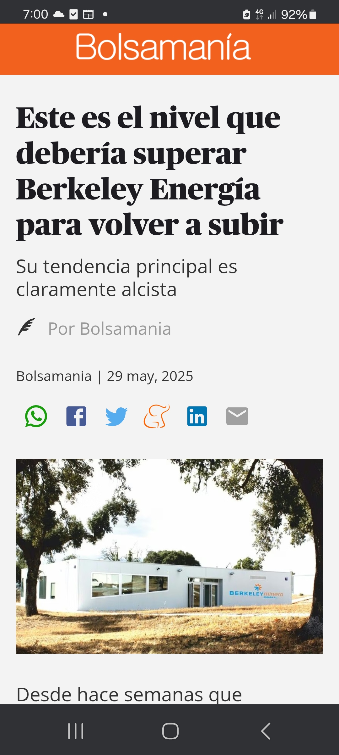 Seguimos alcistas,