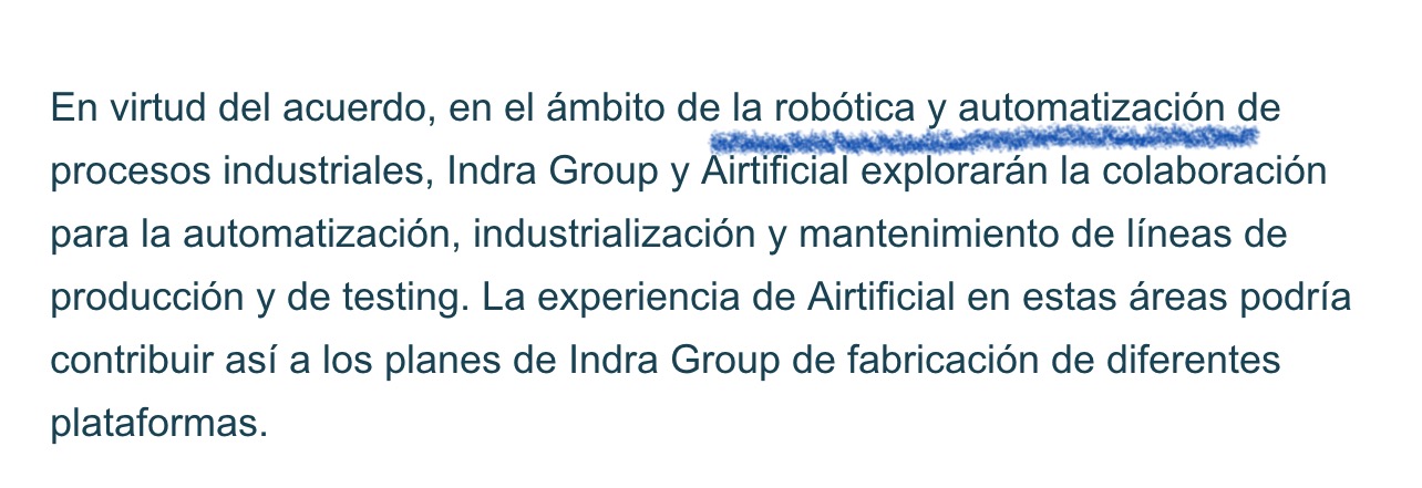 grafico de la accion Airtificial