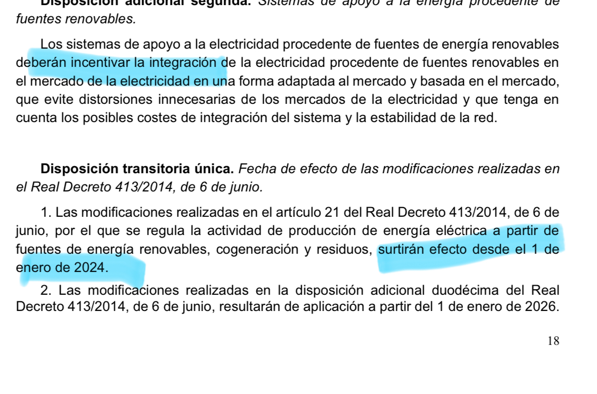 Efectivamente es así
No me había leído el propio borrador de la norma objeto del informe