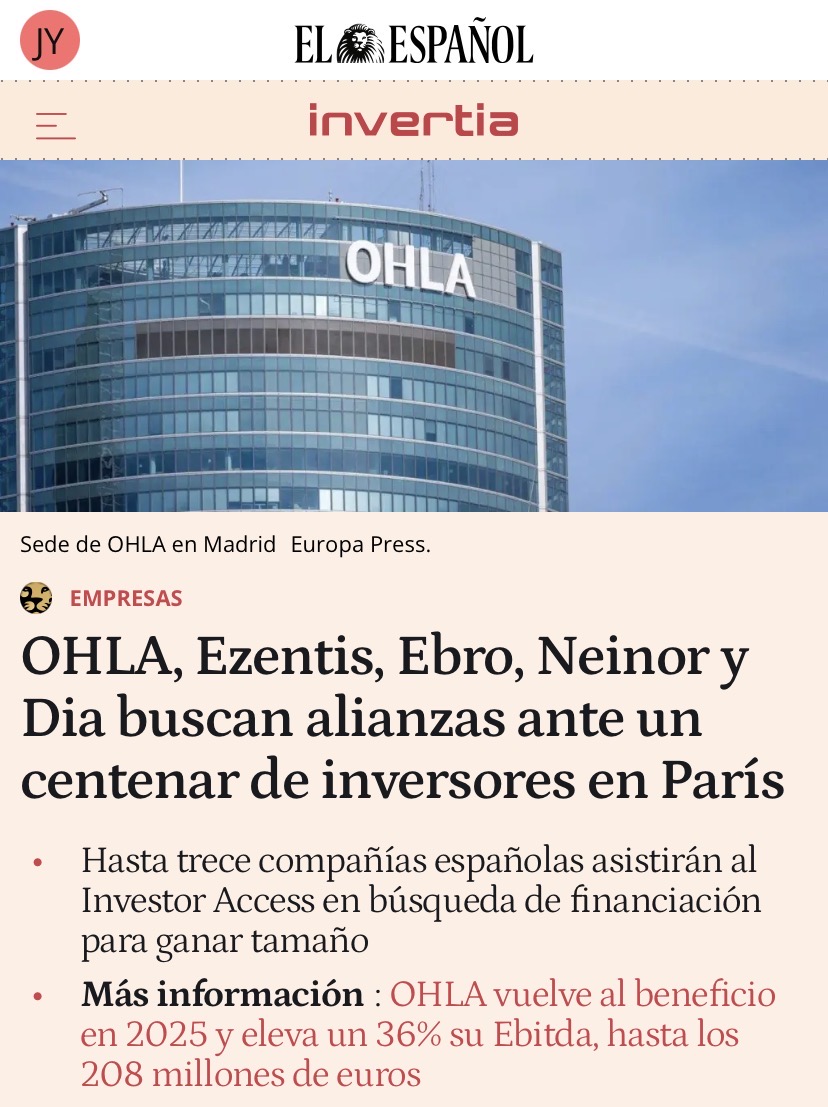 Ya hsbksn de Ezentis 130 inversores internacionales en París