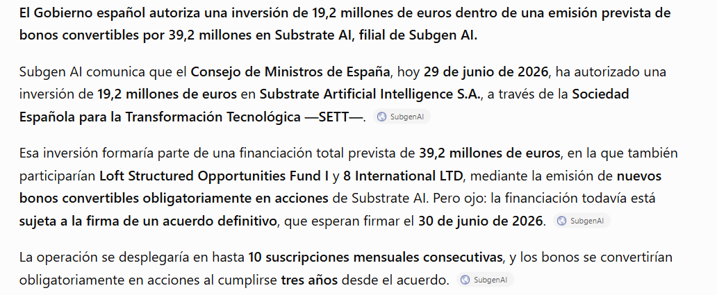 por esto sube subgen
