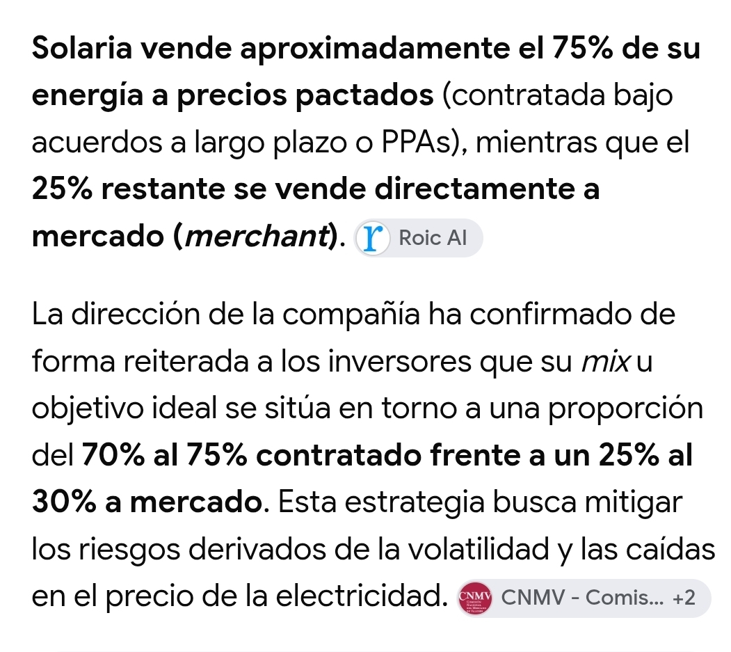 El 75 % a precios pactado. Fijaros lo poco que le afecta y el daño que han conseguido hacer.
Cada poco una piedra en el camino...