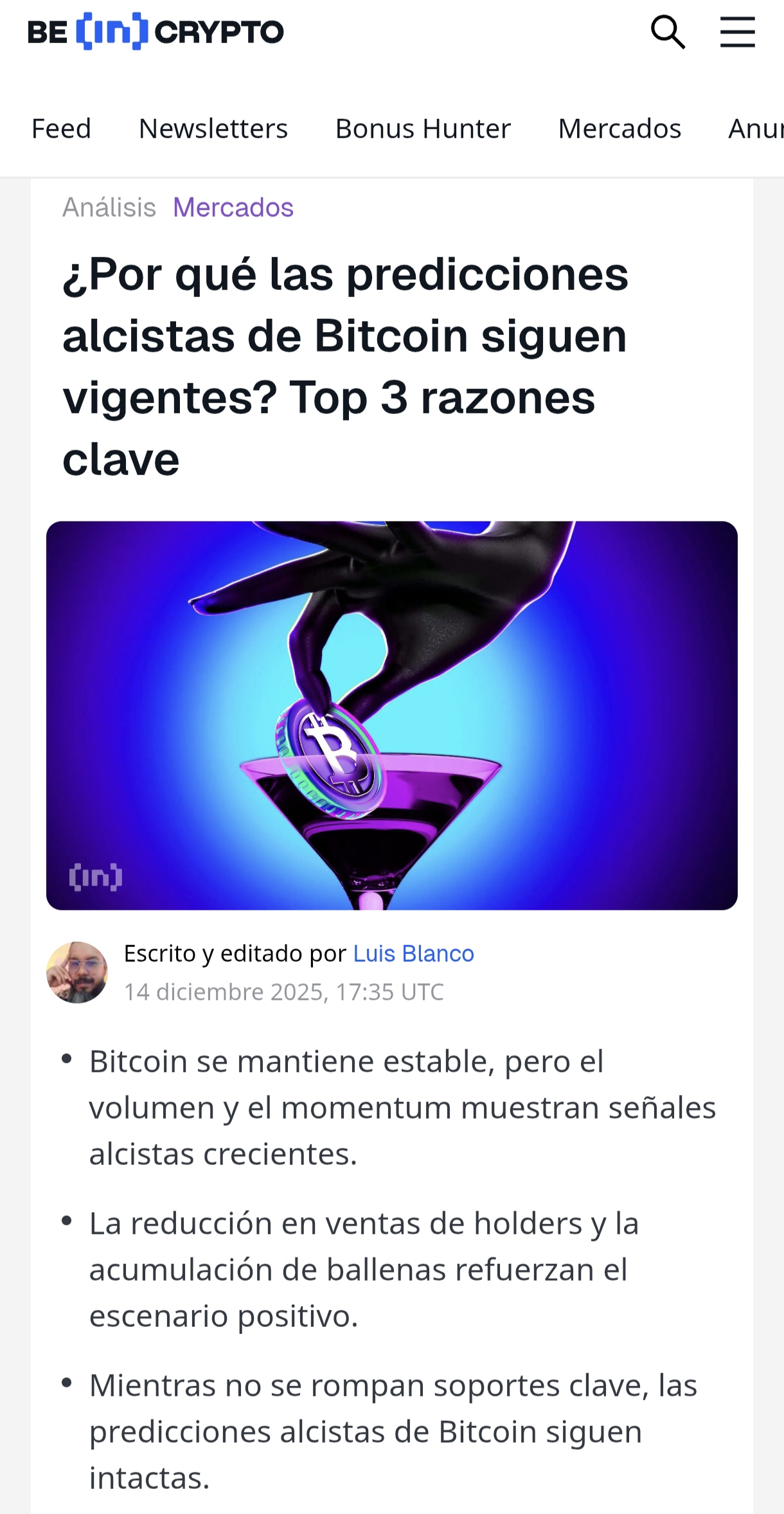 grafico de la accion Vanadi Coffee