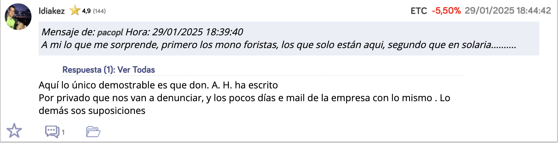 Supongo que aquí hablabas de Alberto, ¿no?
