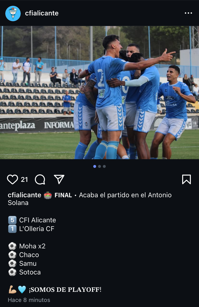 El filial jugara playoff ascenso a TerceraRef, un equipo en segunda y otro en tercera estaría bien para crear una base buena bonita y barata de jugadores, jovenes, con ganas de hacer cosas y no los mantas de esta temporada….