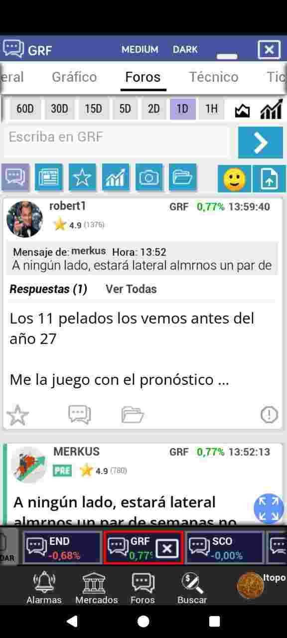 Robert, te mantienes en el tiempo.
Mensaje tuyo del 21 de marzo (creo).