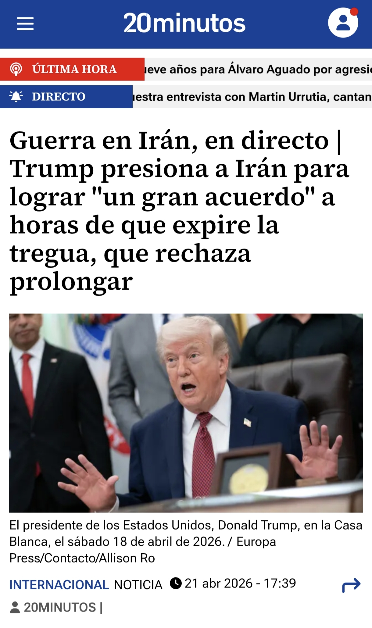Vamosssss, cada vez queda menos tiempo para el acuerdo...
Más les vale a IRAN LLEGAR AL ACUERDO, SI NO, LO VAN A PASAR MUY MAL......
<span class="Emo33"> </span> <span class="Emo33"> </span> <span class="Emo33"> </span>