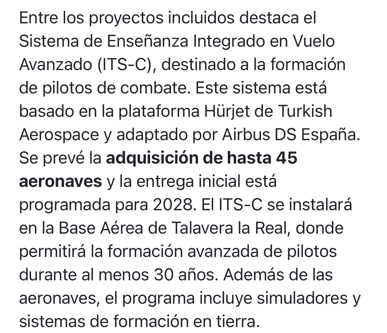 Que raro que no aparezca aquí ya el nombre de Airtificial…
Claro es que ya nos incorporan en el contrato de Airbus con el Hürjet pero esa tecnología es de Airtificial !!
45 sticks de control de vuelo más por lo pronto y según dicen ahí puede que lo adapten también a otros simuladores o al ITS -C