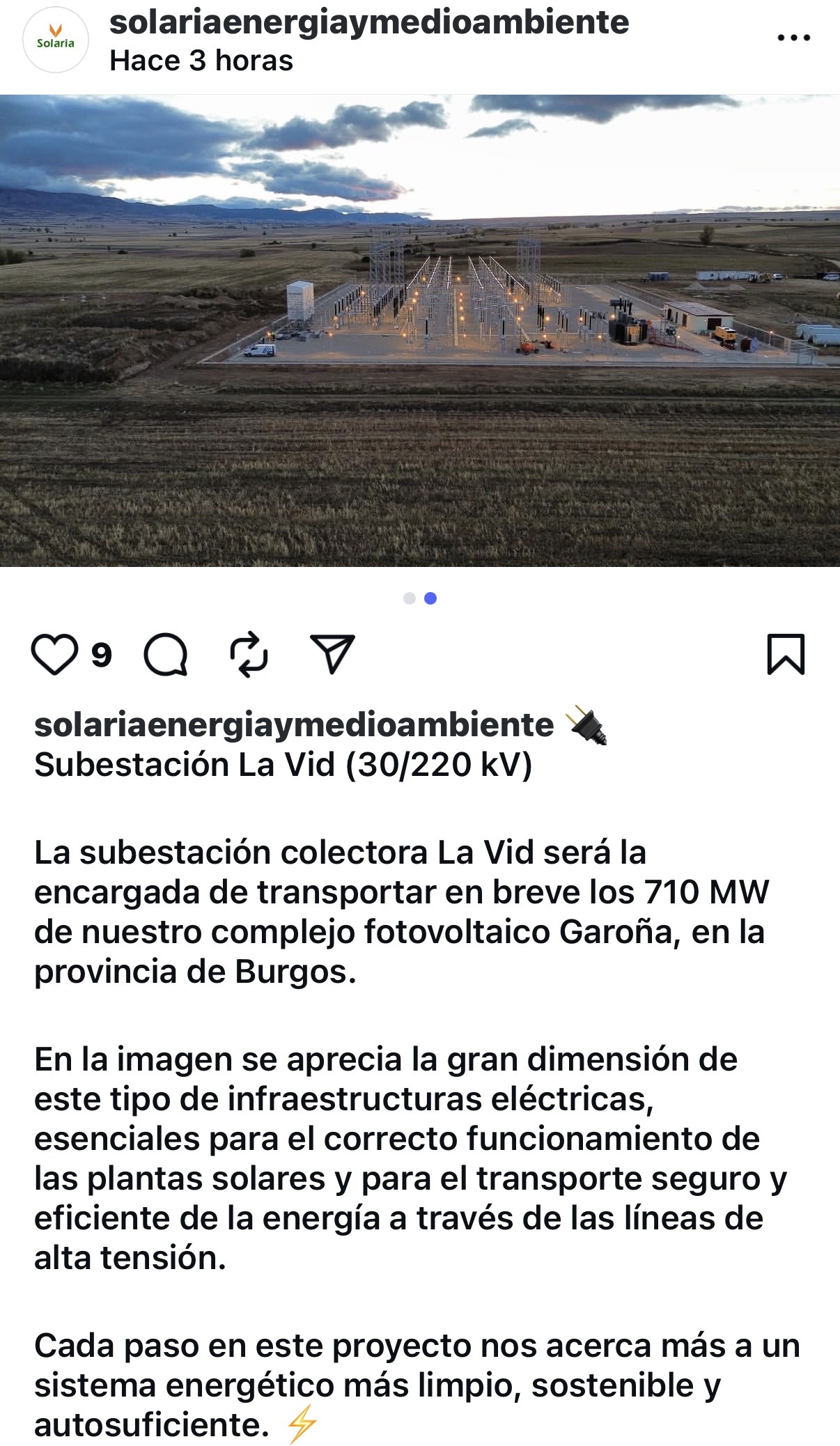 Hoy ha colgado esto en su Instagram