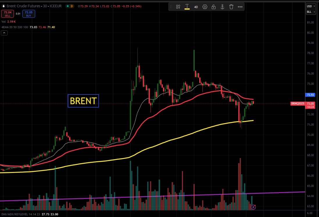 BRENT fluctúa bastante
pero la tendencia es clara...
SECTOR ACERO está despertando
ojo si se despierta el nuevo ciclo <span class="Emo22"> </span>