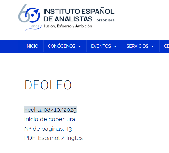 Un informe de 43 páginas