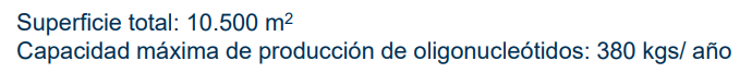 Alguien sabe lo que cuesta 1Kg de oligonucleótidos? Porque sólo se produce al Año 380- Entiendo que debe de costar caro no?
