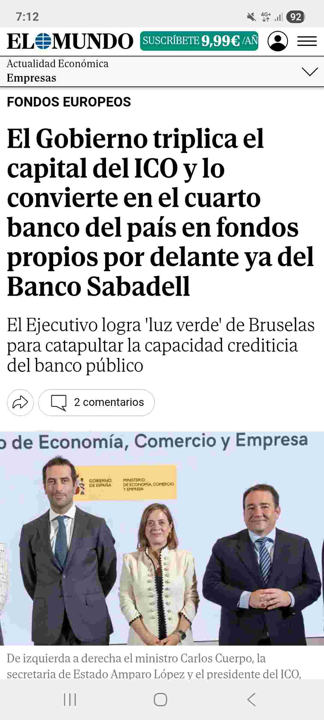 grafico de la accion Talgo