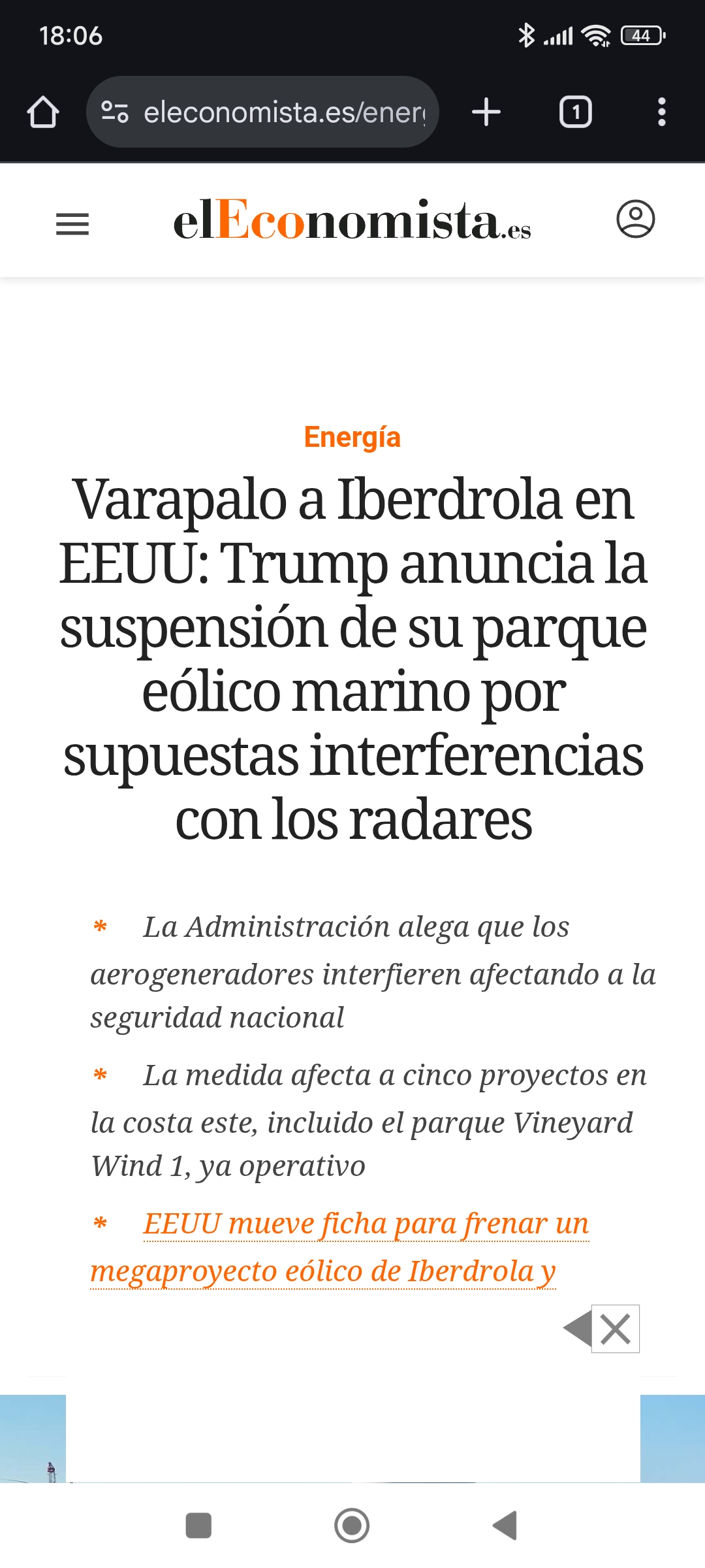 grafico de la accion Iberdrola