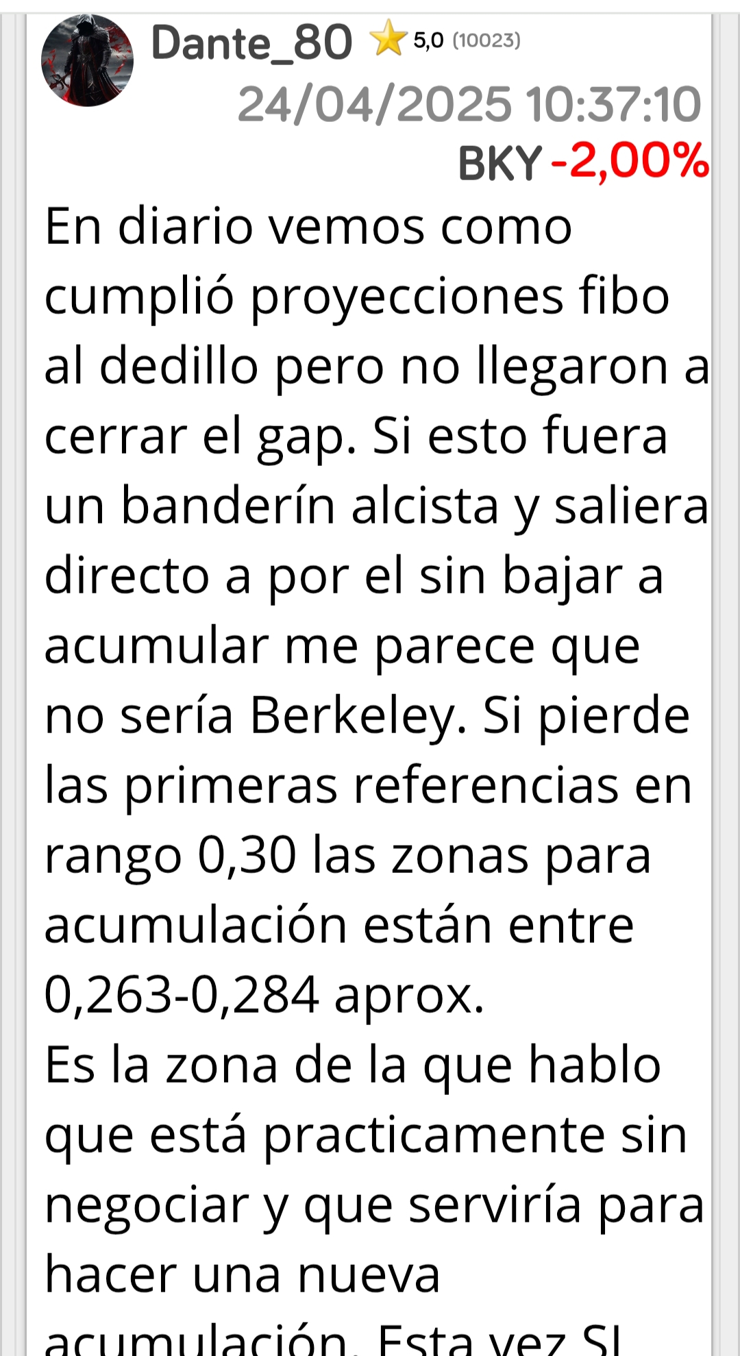 Por si alguno se lo tomó a cachondeo