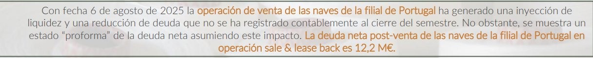 grafico de la accion Nextil