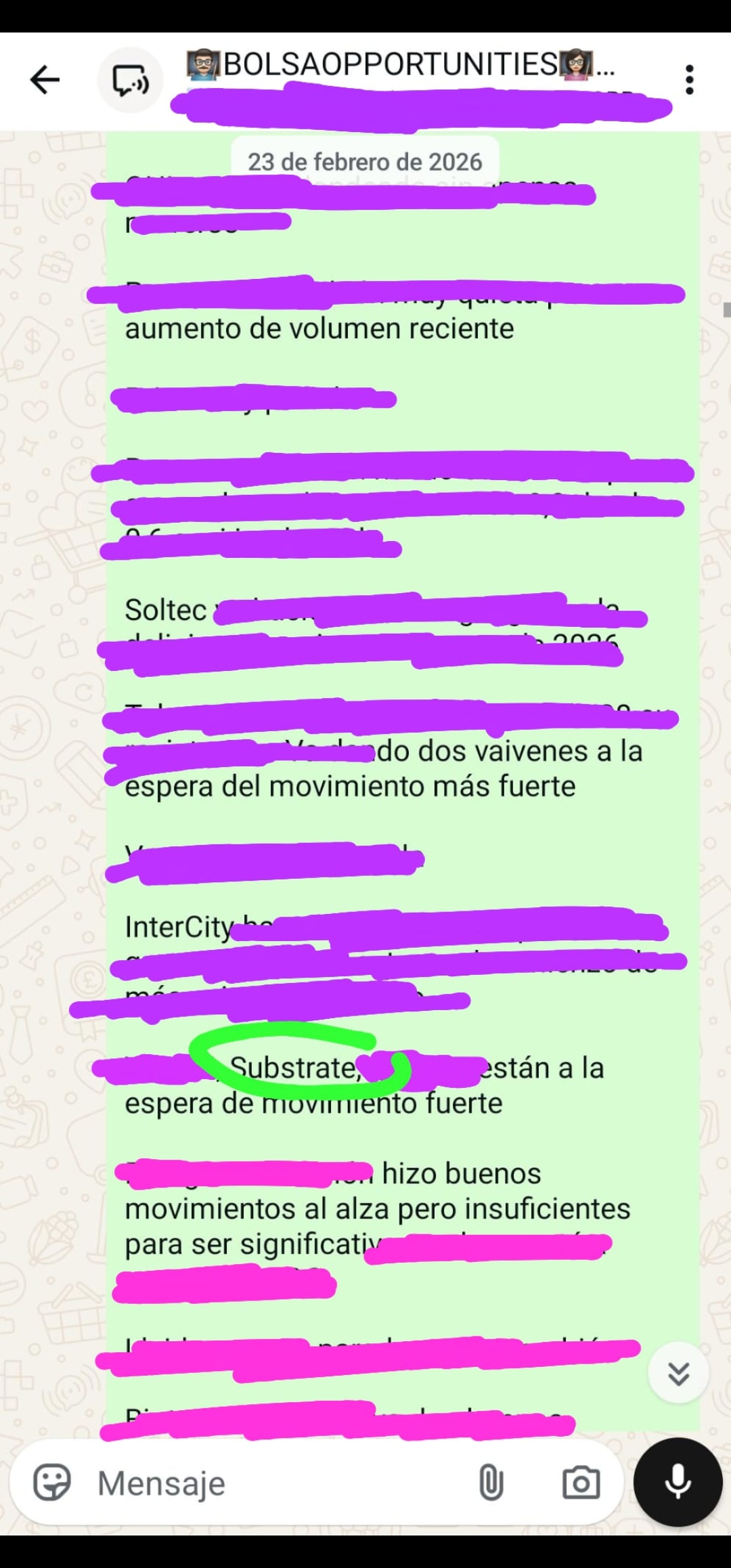 Enhorabuena a nuestros alumnos, que otra vez, logran gran rentabilidad con Substrate. Avisada el 23 de Febrero y reiterada ayer
