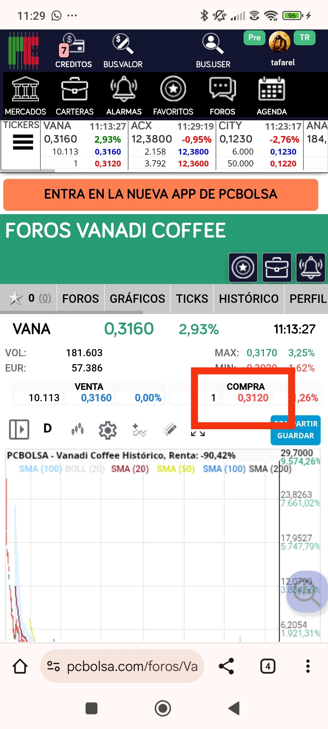 Mientras desde las 9.44 de la mañana seguimos ahí, sin una sola venta, con ese 1 imnotico, que es lo que pasa?? <span class="Emo3"> </span> está noche en cuarto milenio, el poder del 1 en compra