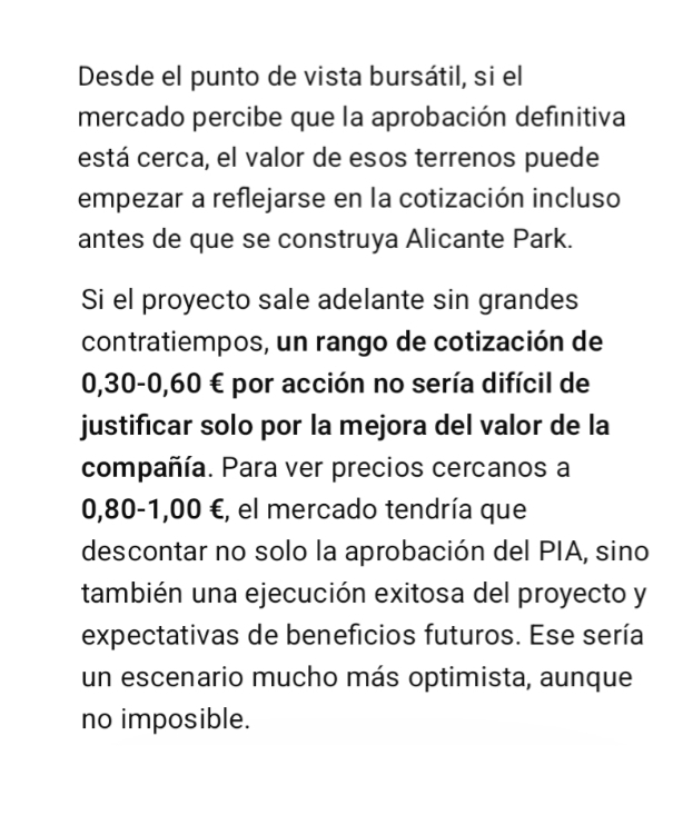 Y esto es donde puede llegar cuando salga el PIA, que es el siguiente paso