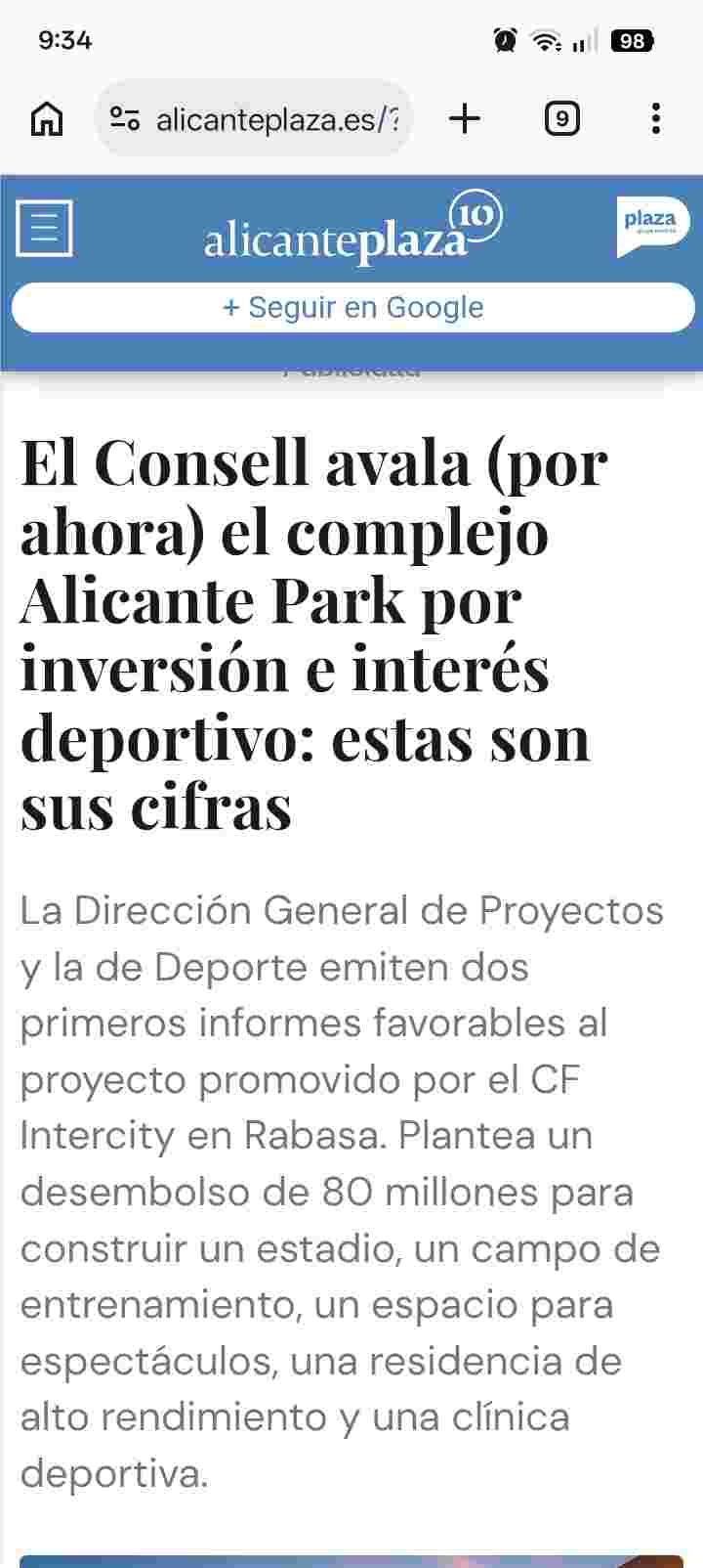las noticias hablan por si solas